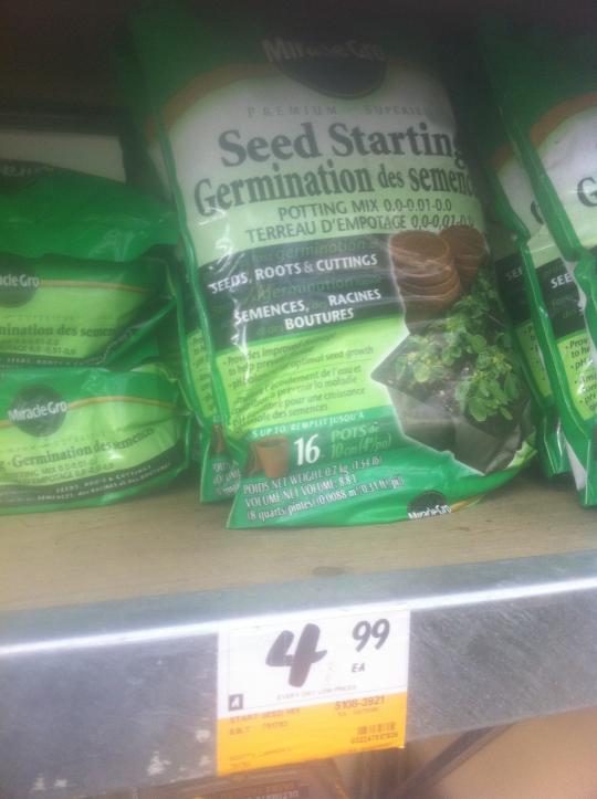 Seed Starting & Price