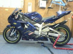 My R1 Track Bike before it was tracked