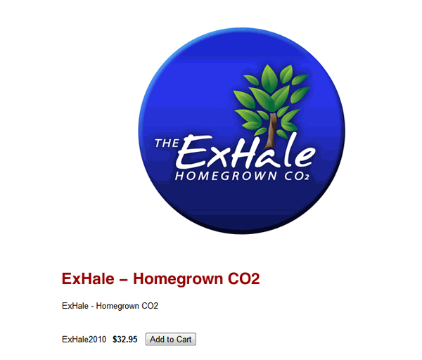 exhale co2